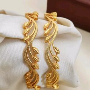 Minimalist Matte Gold Bangles for Modern Women| City Gold Bangles/Churi