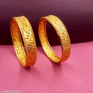 Minimalist Matte Gold Bangles for Modern Women| City Gold Bangles/Churi