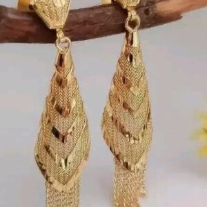 City Gold Fancy Jhumka Earring