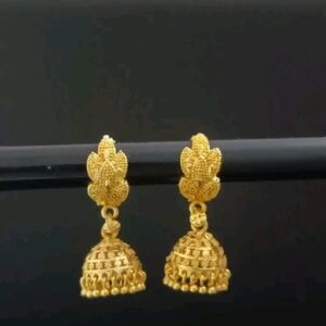 City Gold Fancy Jhumka Earring