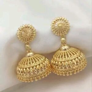 City Gold Fancy Jhumka Earring