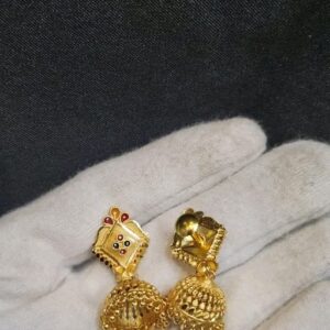 City Gold Fancy Jhumka Earring