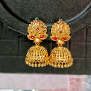 City Gold Fancy Jhumka Earring