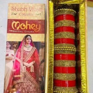 Mohey Shubh Vivah Red Bridal Chura Set | Chudi
