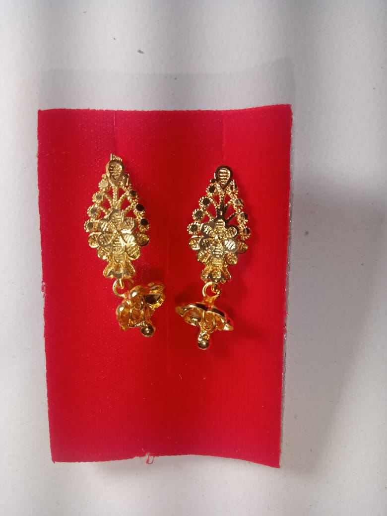 City gold jhumka