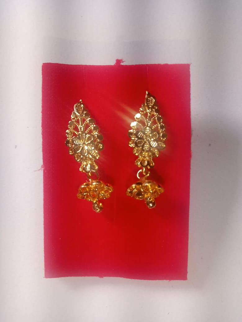 City gold jhumka