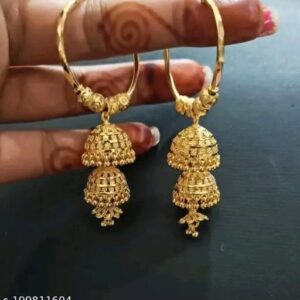 Important Gold Hoop Earring Baali