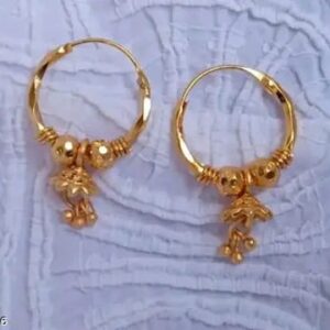 Important Gold Hoop Earring Baali