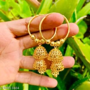 Important Gold Hoop Earring Baali