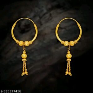 Important Gold Hoop Earring Baali