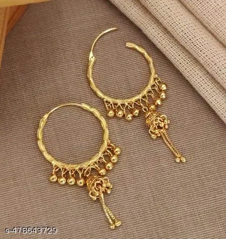 Important Gold Hoop Earring Baali