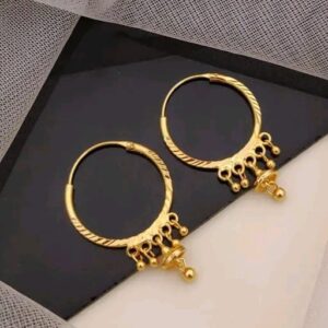 Important Gold Hoop Earring Baali