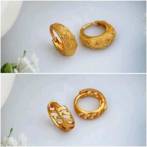 Important Gold Hoop Earring Baali