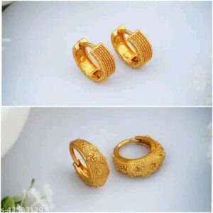 Important Gold Hoop Earring Baali