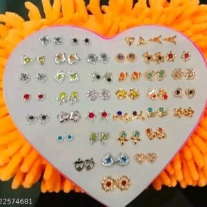Style Earring Studs 36 Pair