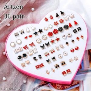 Style Earring Studs 36 Pair