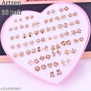 Style Earring Studs 36 Pair
