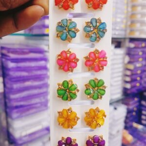 Modern Earrings Studs 4 Pcs