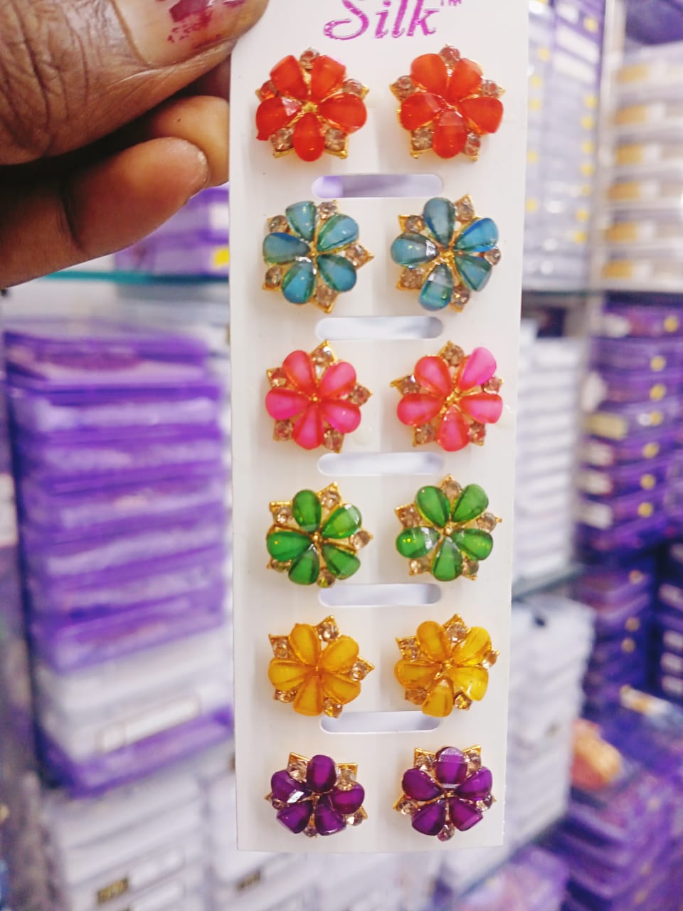 Modern Earrings Studs 4 Pcs