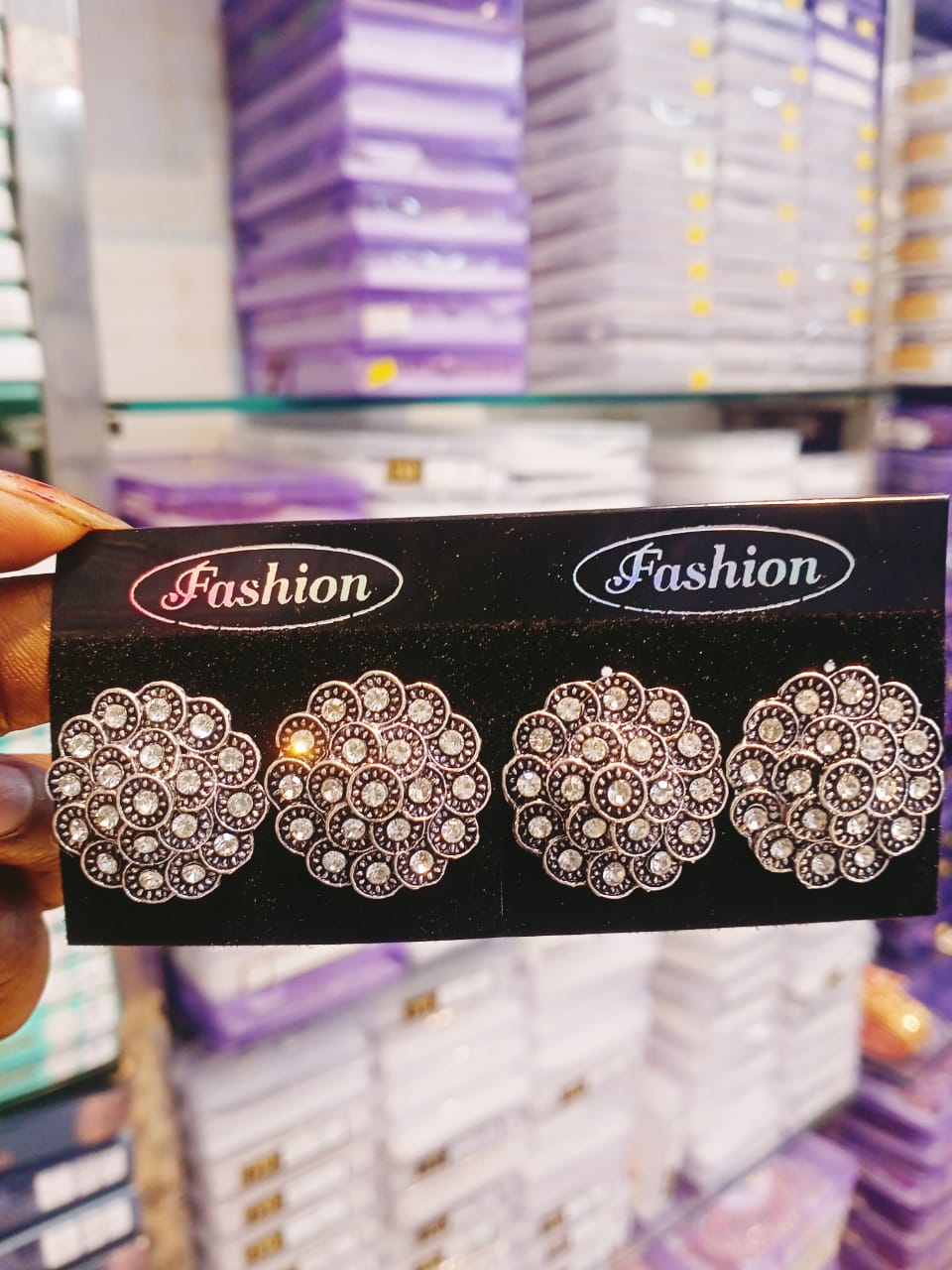 Modern Earrings Studs 4 Pcs