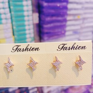 Unique Earring Studs pair of 2
