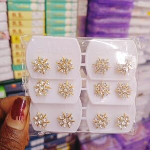 Unique Earring Studs pair of 6