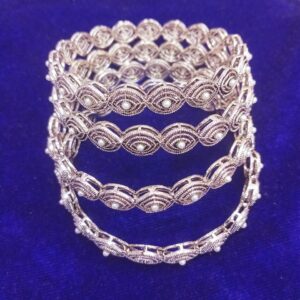 Fancy Moti Bangle 4 Pcs