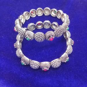 Fancy Moti Bangle 2 Pcs