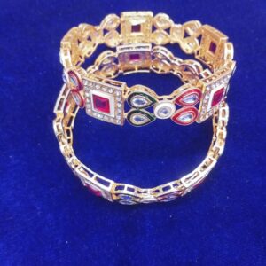 Fancy Moti Bangle 2 Pcs