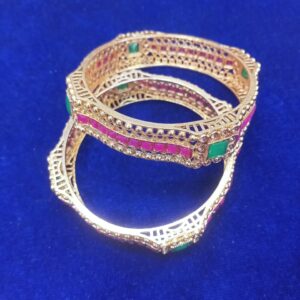 Fancy Moti Bangle 2 Pcs