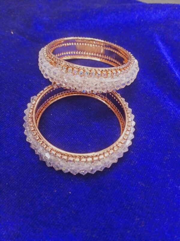 Fancy Moti Bangle 2 Pcs