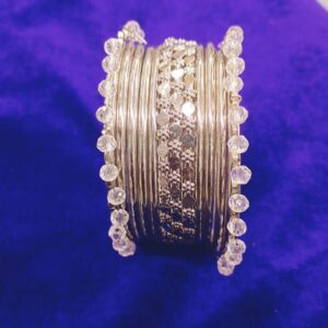 Trendy Silver Color Bangles