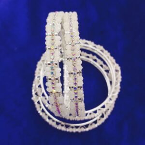 Trendy Silver Color Bangles