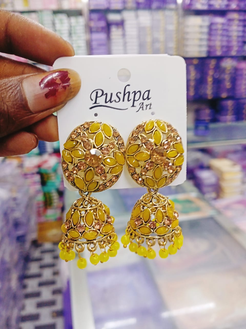 Unique Jhumka Studs