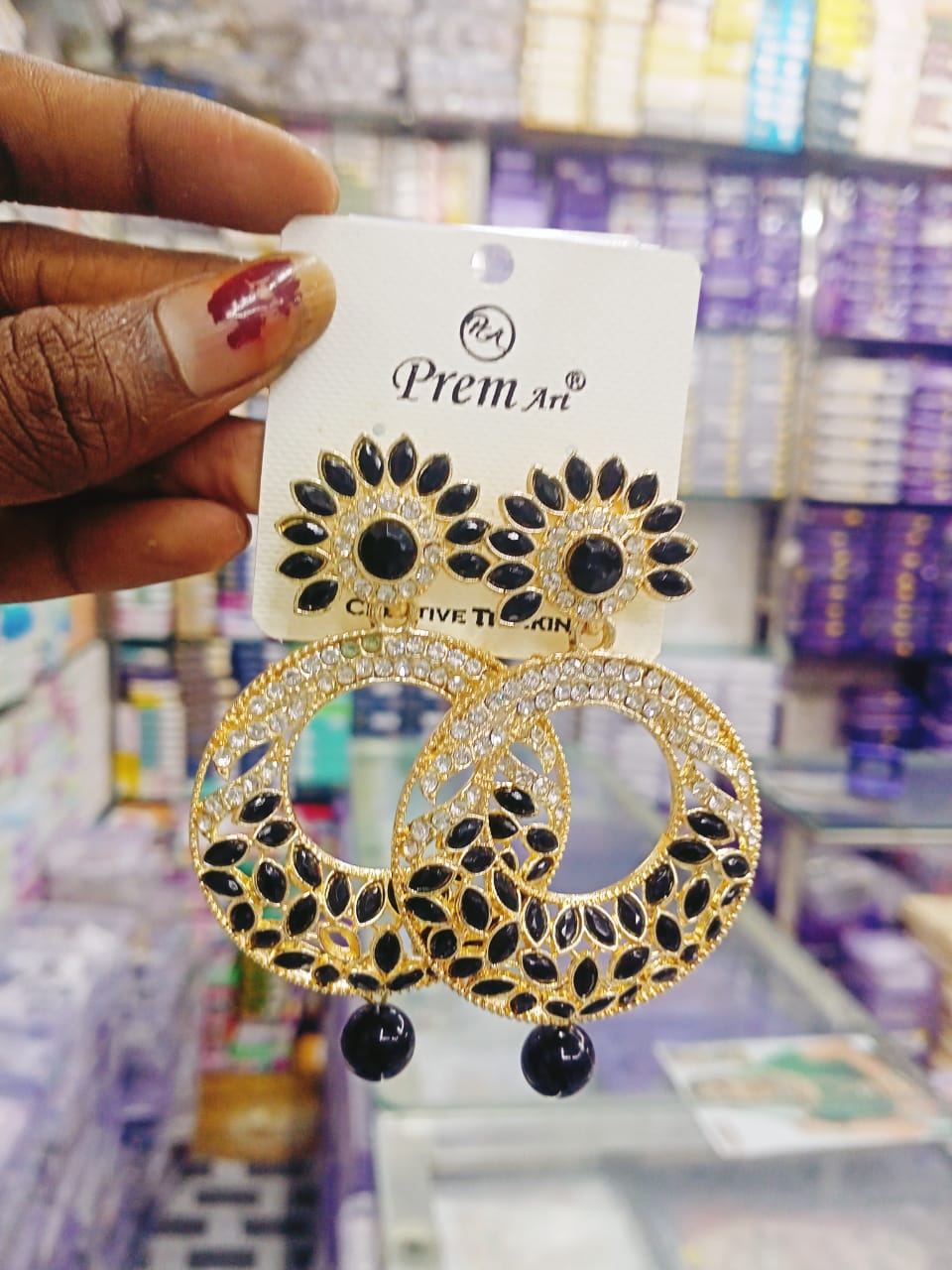 Unique Jhumka Studs