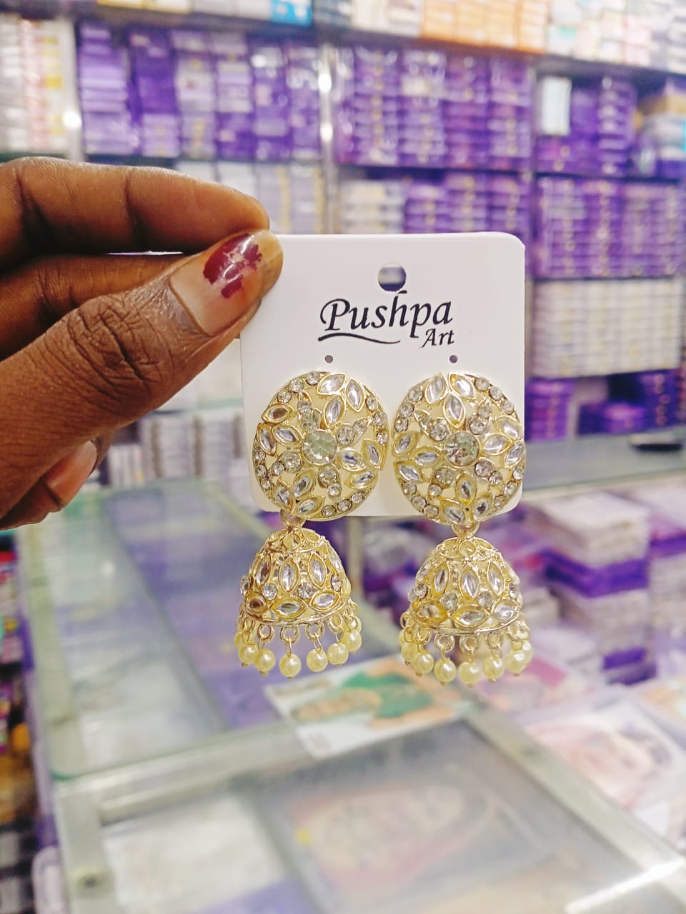 Unique Jhumka Studs