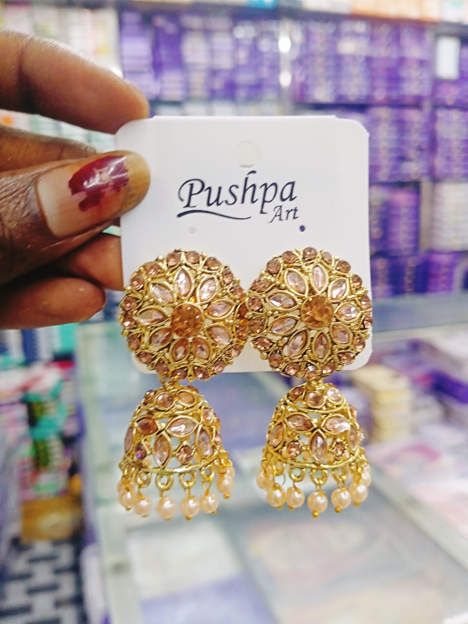 Unique Jhumka Studs