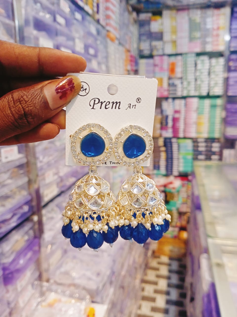 Modern Jhumka Studs