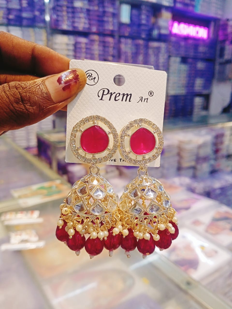 Modern Jhumka Studs