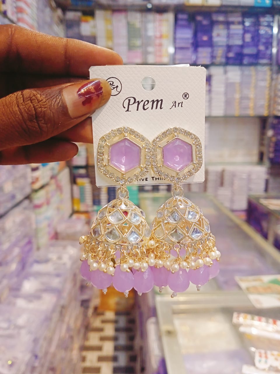 Modern Jhumka Studs