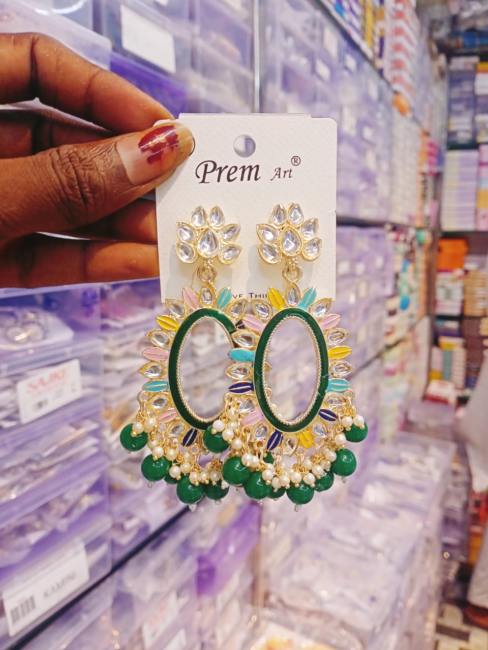 Modern Jhumka Studs