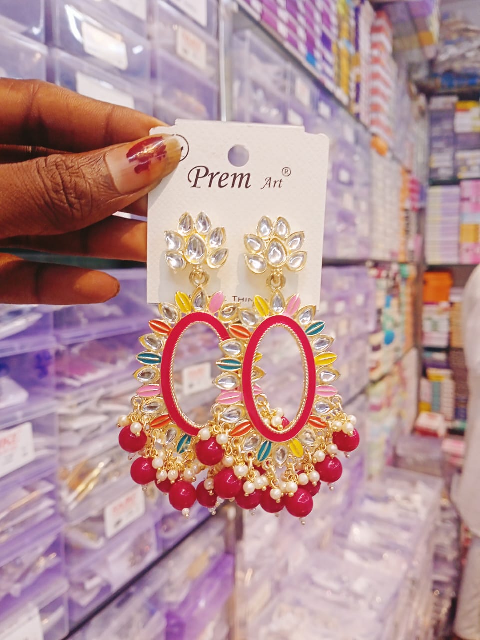 Modern Jhumka Studs
