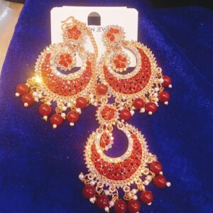 Earring with Mangtika