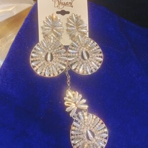 Earring with mangtika set