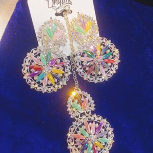 Earring with mangtika set
