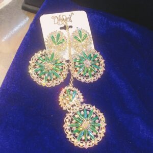 Earring with mangtika set