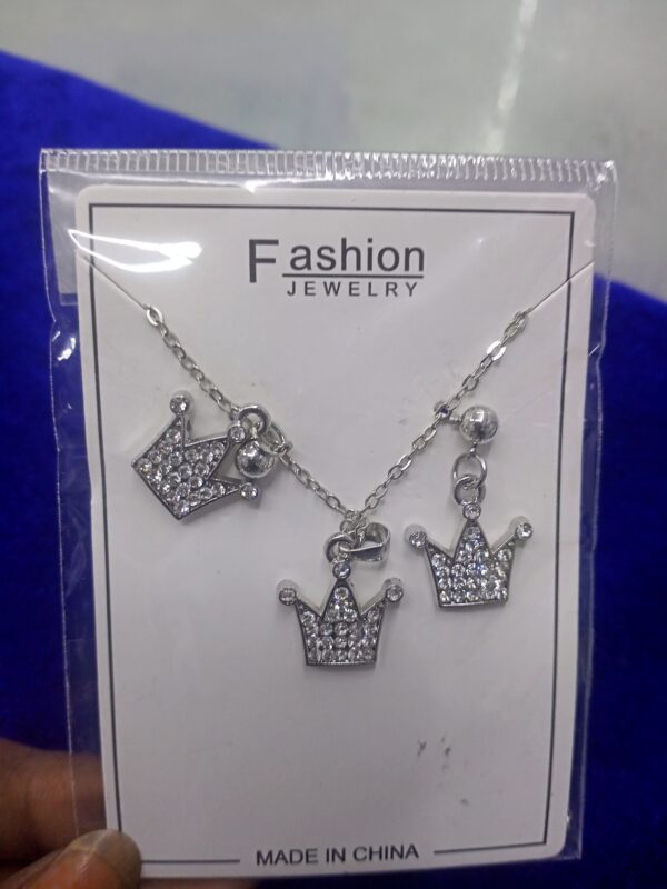 chain with earrings set for girls
