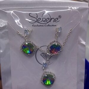 chain with earrings set for girls