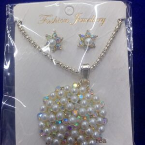 chain with earrings set for girls
