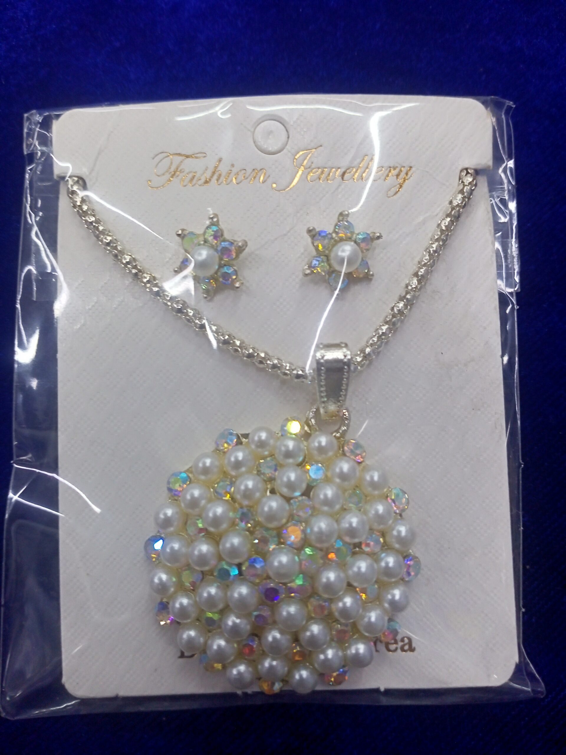 chain with earrings set for girls